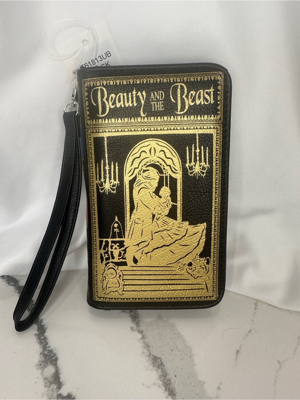 Beauty and the Beast Book Wallet Wristlet RFID Blocking NTW Disney Belle